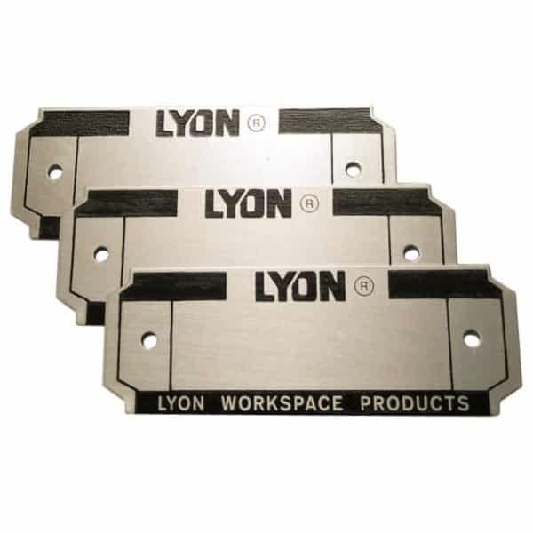 Lyon Locker Blank Number Plates 5829BLANK