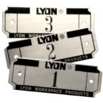 Lyon Locker Number Plates 5829