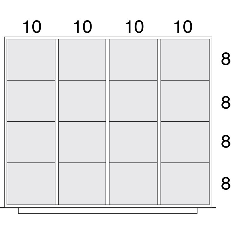 Medium Wide Layout Kits for Modular Drawers | Lyon