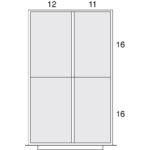 Lyon Modular Drawer Cabinet Slender Wide Layout Kit NF0B0452230