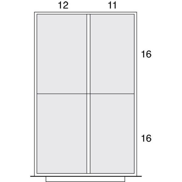 Lyon Modular Drawer Cabinet Slender Wide Layout Kit NF0B0452230