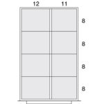 Lyon Modular Drawer Cabinet Slender Wide Layout Kit NF0D0452230
