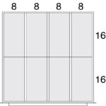 Lyon Modular Drawer Cabinet Standard Wide Layout Kit NFHH0453030