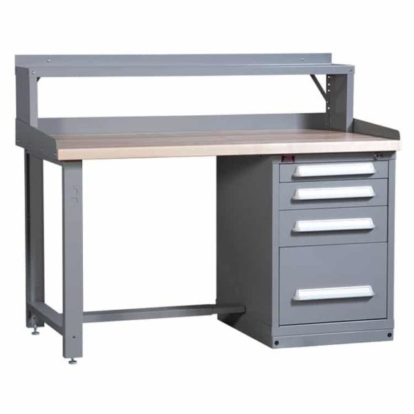 Lyon Modular Drawer Cabinet Concept 2 Standard Workbench with Riser 251WBC02