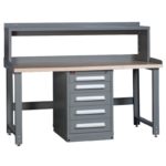 Lyon Modular Drawer Cabinet Concept 6 Center Cabinet Workbench with Riser 251WBC06