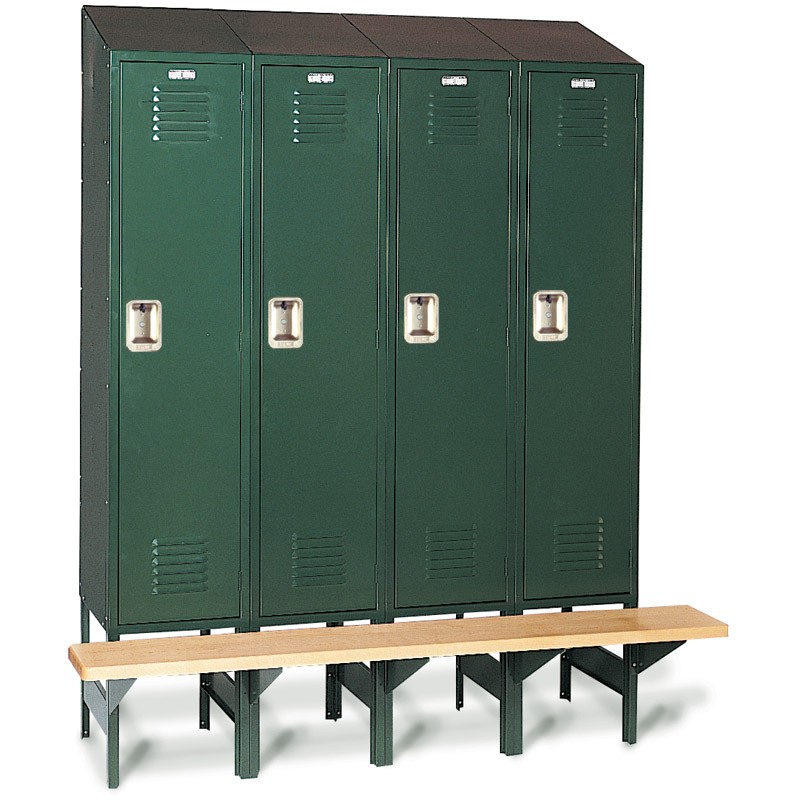Lyon Packing House Lockers with Bench