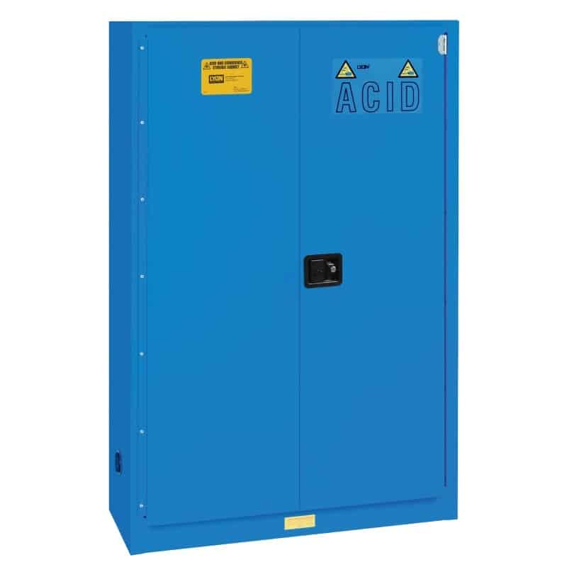 45 Gallon Self Closing Acid Chemical Storage By Lyon