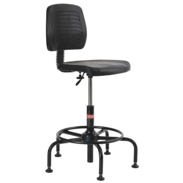 Lyon Workstation Seating Industrial 1990 Spider Stool