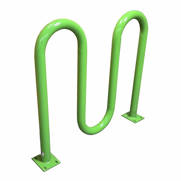 Bike Rack 38 inch 5 Bike Green NFRR2H