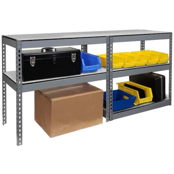 Industrial Grade 5-Shelf Rack with Duradeck Wide with Props
