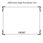 lyon 2000 series feature angle post unit starter top view