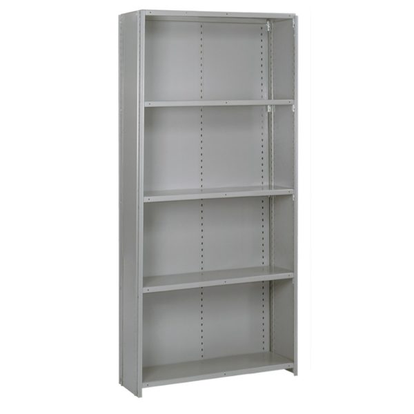 lyon 8000 series 36 inch wide 5 shelf closed shelving starter