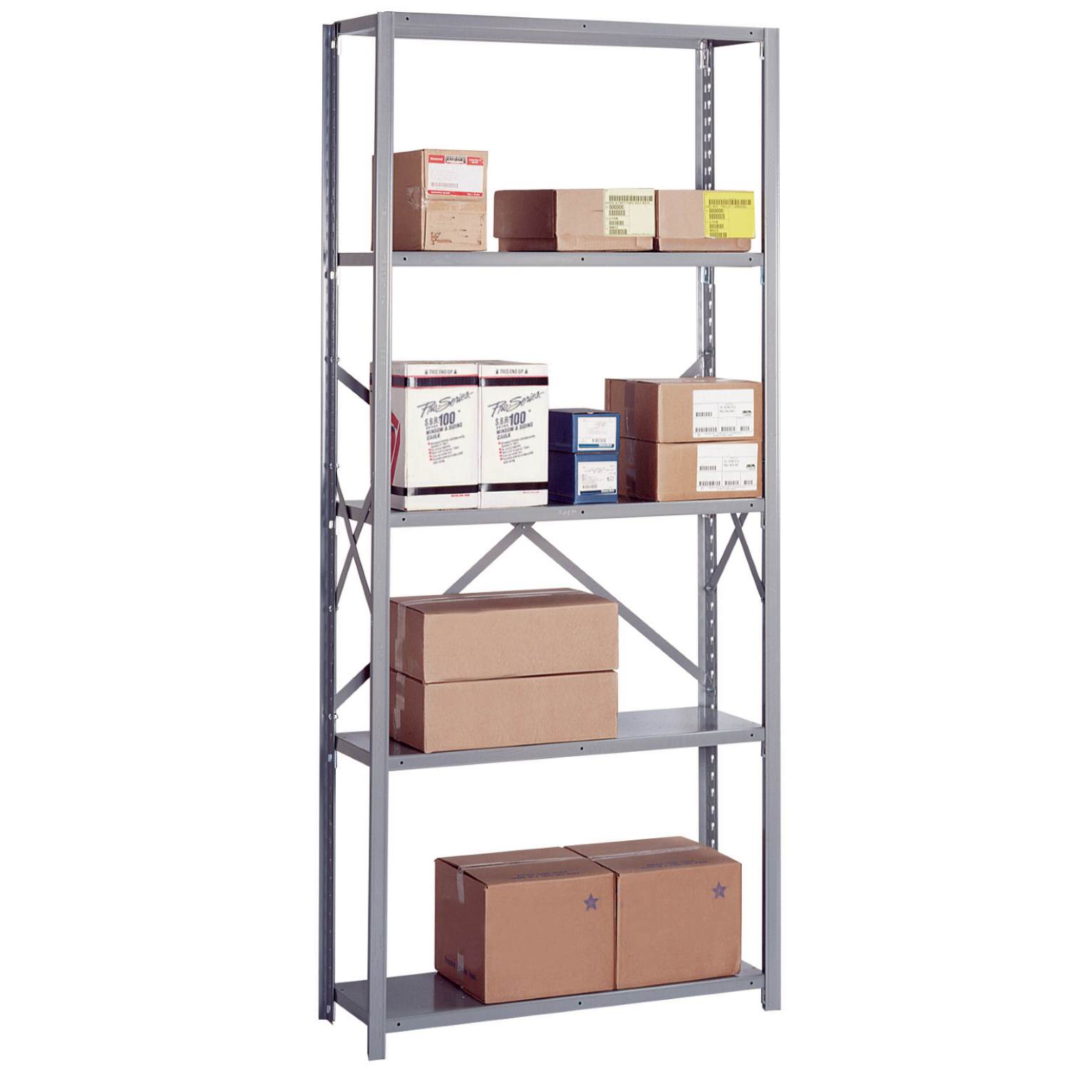 Heavy-Duty Open Steel Shelving Starter Unit | Lyon (8000 Series Open