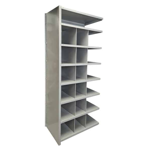 Lyon 8000 Series 36-inch Wide Industrial Bin Shelving with 19 compartments Add-on