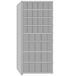 lyon 8000 series bin shelving unit 44 compartment add-on
