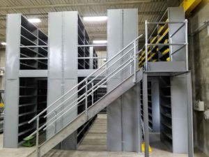 8000 Series Shelving with Mezzanine