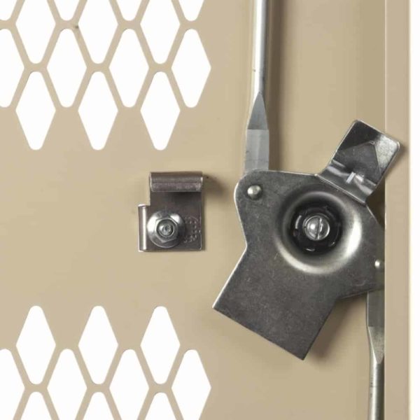 High security three-point latching system fully secures your items.