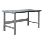 Lyon Adjustable Height Workbench with Stainless Steel Top
