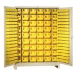lyon all-welded bin cabinet 1141 putty