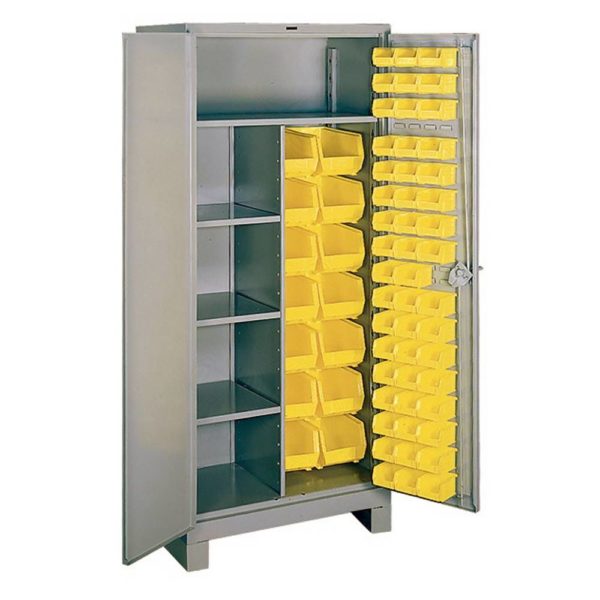 Lyon All-Welded Bin Combination Cabinet