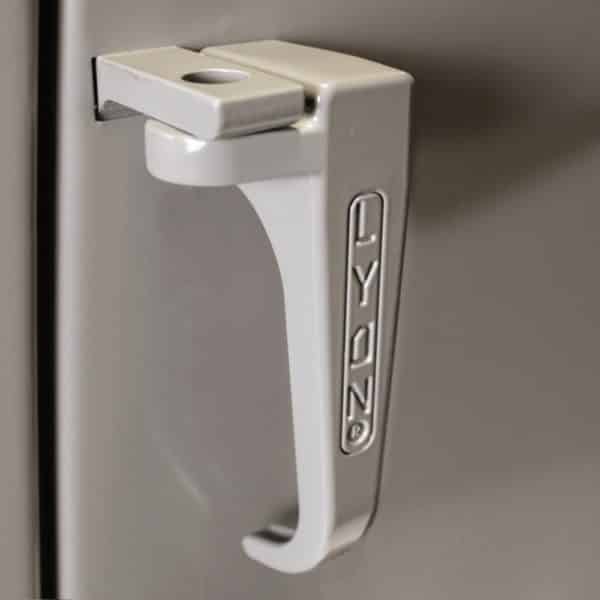 Lyon All-Welded Cabinet Handle - This robust cast aluminum handle includes a 3/8" thick padlock hasp.