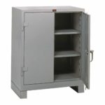 lyon all-welded counter height cabinet 1110 dove gray