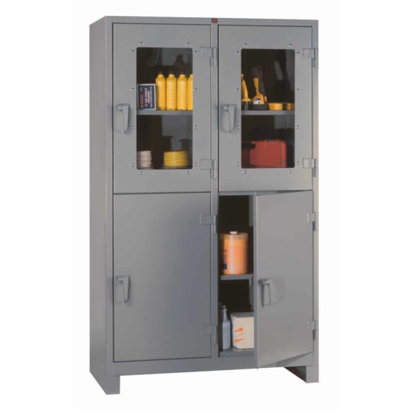 Lyon All-Welded Four Door Visible Cabinet 11204DV