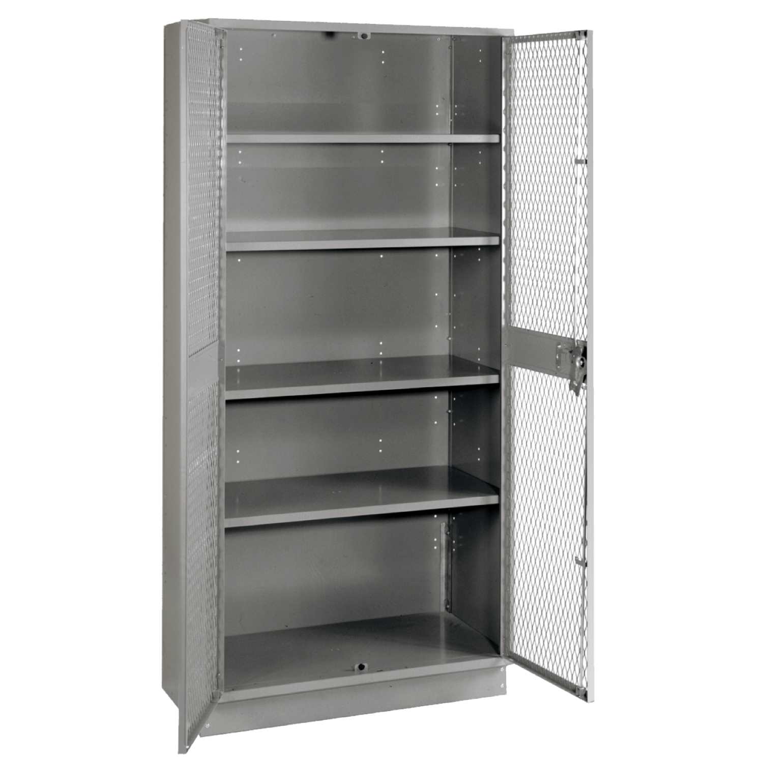 1150b All Welded Steel Visible Storage Cabinet With Base From Lyon