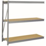 lyon bulk storage rack with particle board decking 3 level add-on