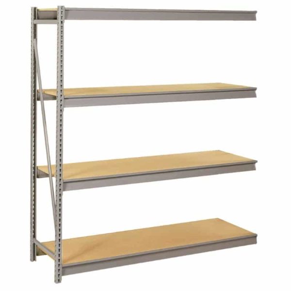 lyon bulk storage rack with particle board decking 4 level add-on