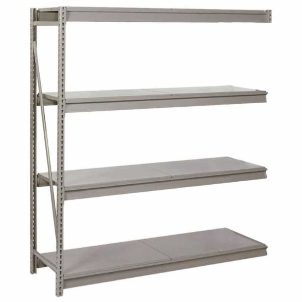 lyon bulk storage rack with solid decking 4 level add-on