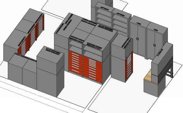 Tech Installation Model Lyon's Modular Cabinet Installation for a Technical College