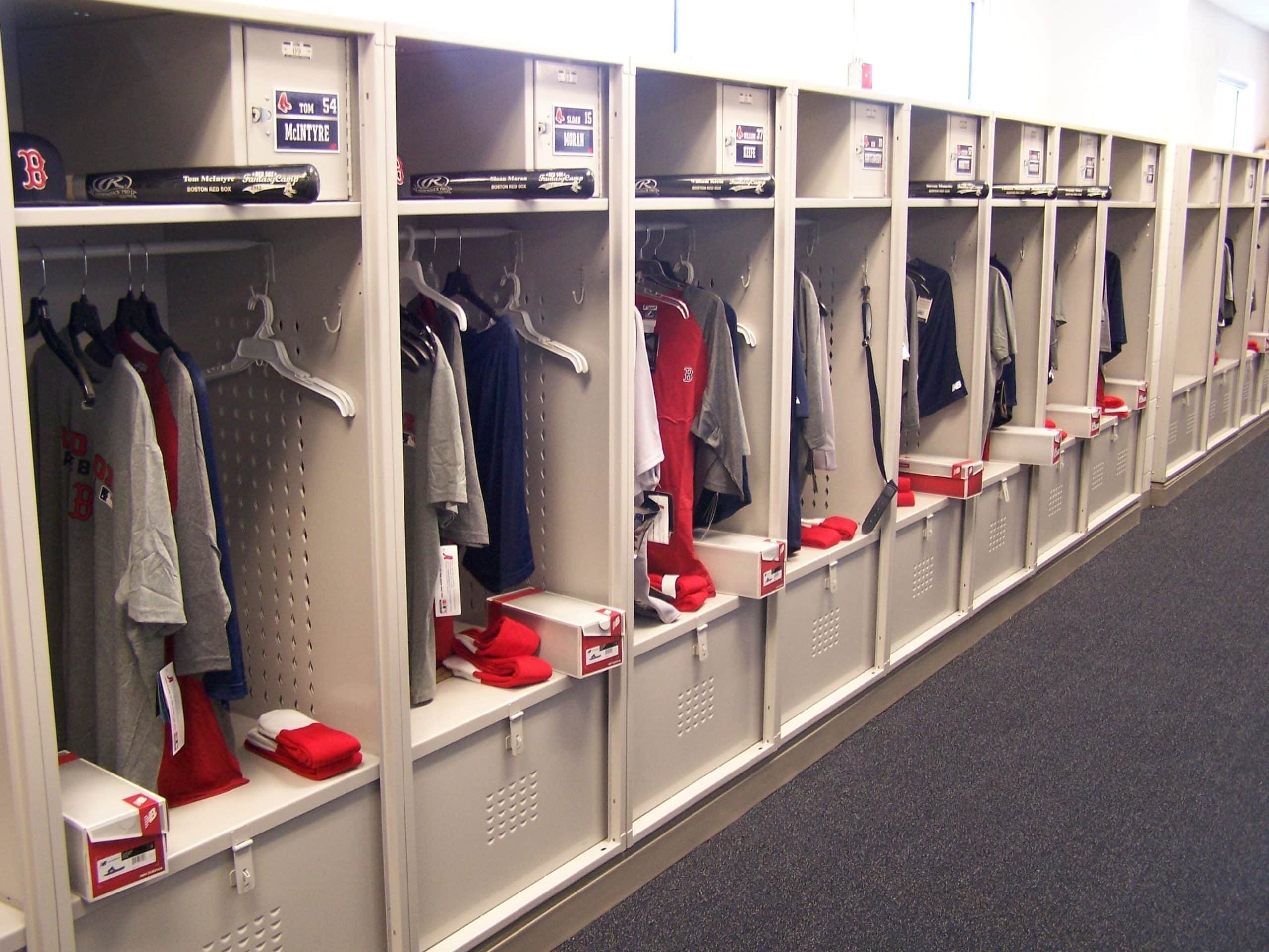 Lyon deluxe collegiate lockers boston red sox