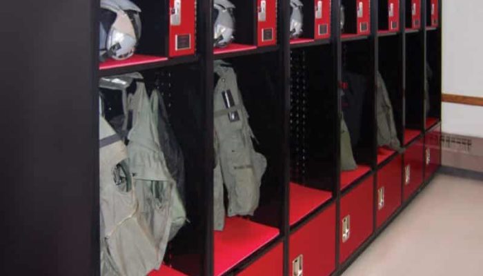 lyon command gear lockers in use