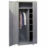 lyon economical 1000 series combination cabinet 1088 dove gray – props