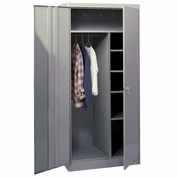 lyon economical 1000 series combination cabinet 1088 dove gray - props
