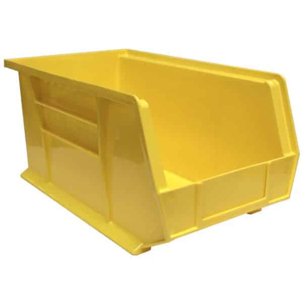 Extra Large Yellow Parts Bin for Cabinets and Pick Racks