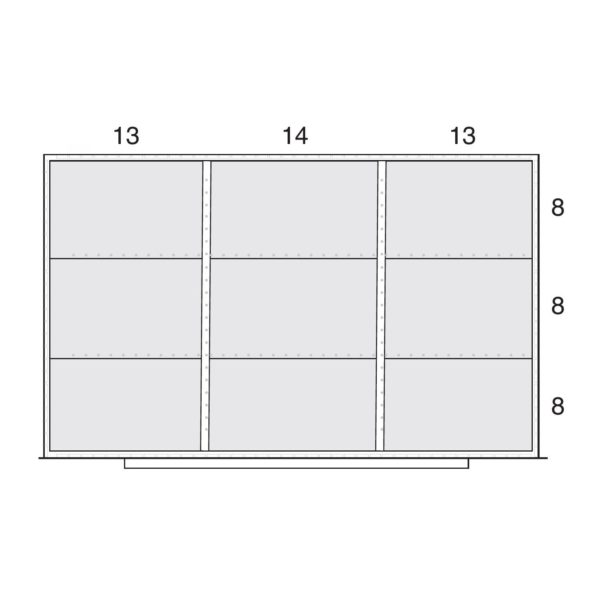 Lyon Layout Kit 0C for 24 inch deep modular drawers