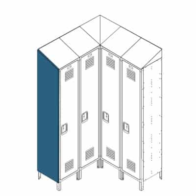Slope End Finish Panel for Slope Top Lockers | Lyon (Slope End Finish ...