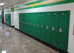 Recessed Lockers