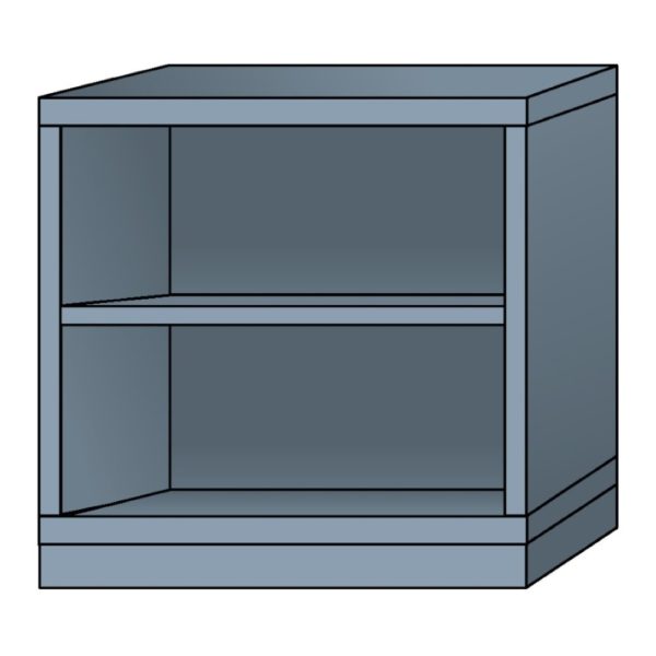 lyon modular cabinet open shelf unit standard wide table height N31303010080N