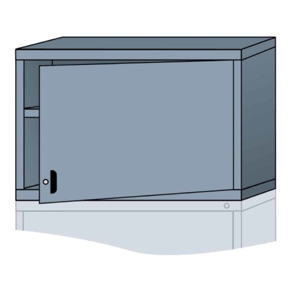 lyon modular cabinet overhead unit with door medium wide 24 inch height N27363010550