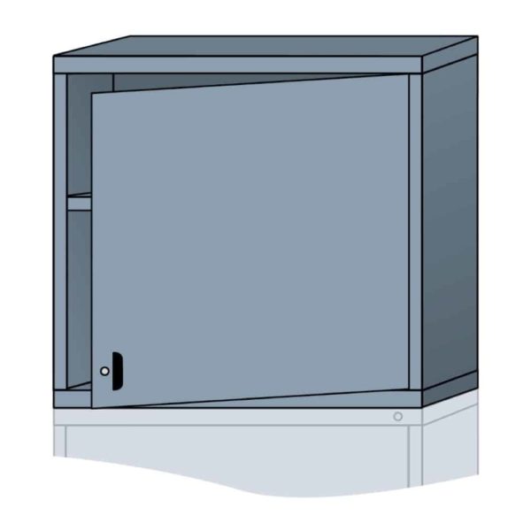 lyon modular cabinet overhead unit with door medium wide 31 inch height N35363010550