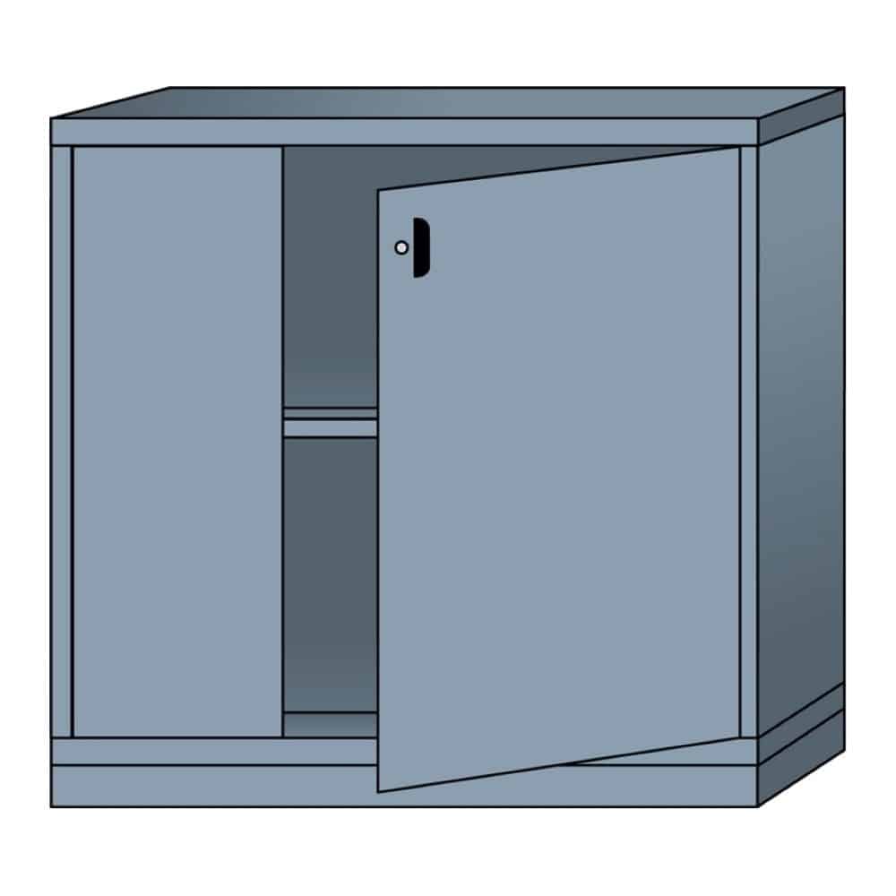 N49453010210 Modular Shelf Unit with Door Lyon
