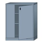 lyon modular cabinet shelf unit with doors extra wide eye-level height N68453010220