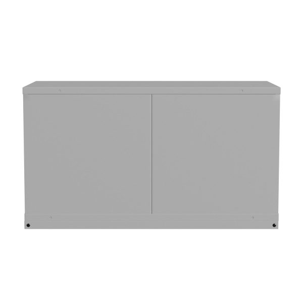 Lyon Modular Drawer Cabinet Bench Height Double Wide Back View