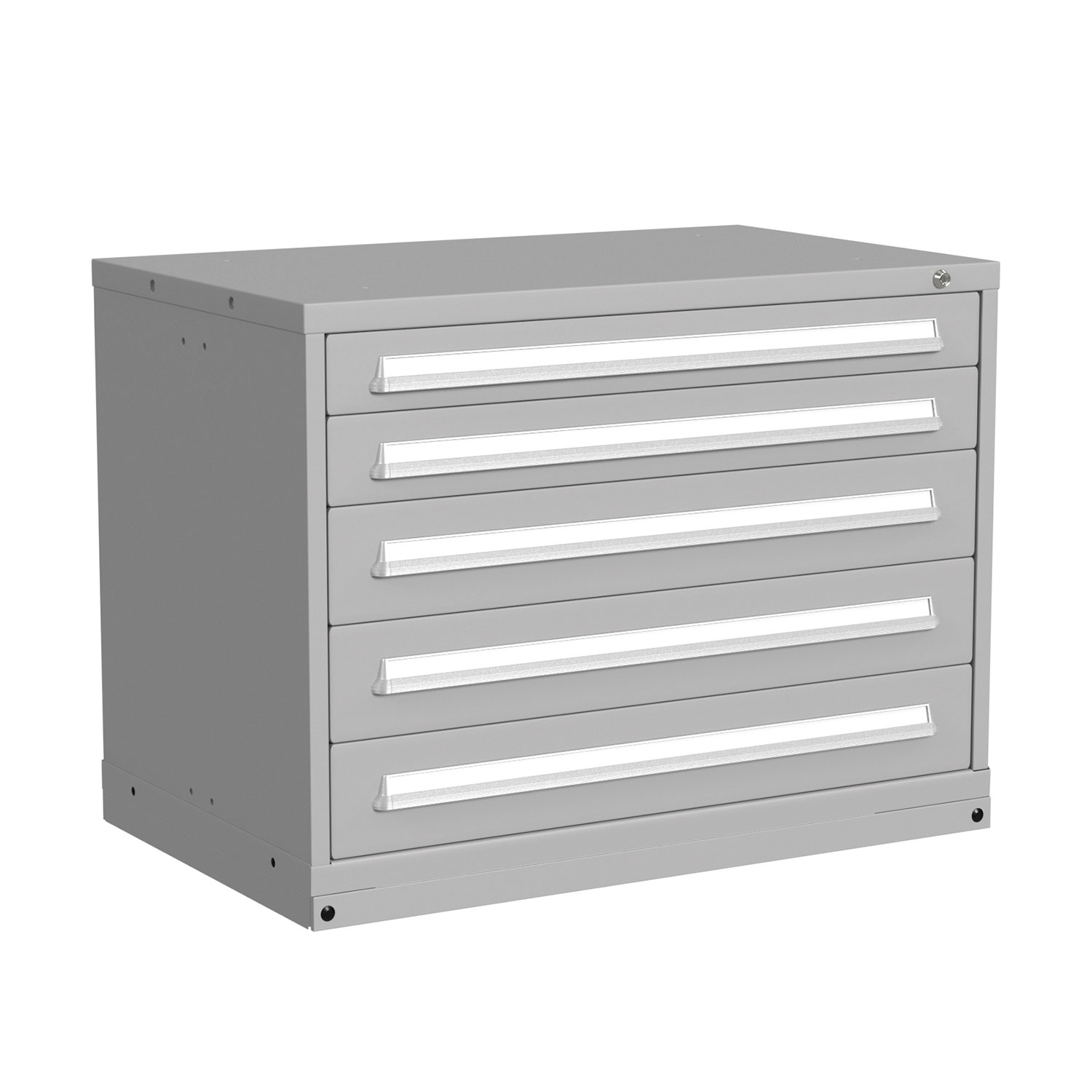 5 Drawer Modular Cabinet, 44 inch Wide Bench Height | Lyon