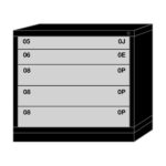 lyon modular drawer cabinet bench height medium wide 5 drawers 353630000B