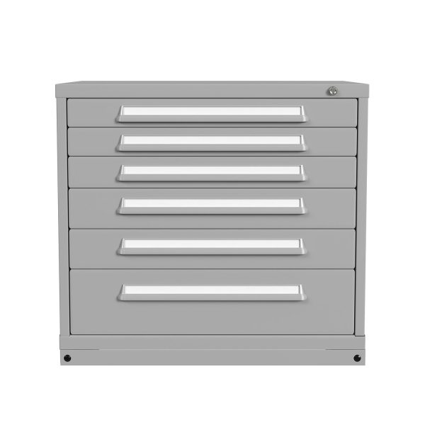 Lyon Modular Drawer Cabinet Bench Height Medium Wide 6 Drawers 3536301002 Front View