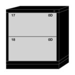 lyon modular drawer cabinet bench height standard wide 2 drawers 3530301005